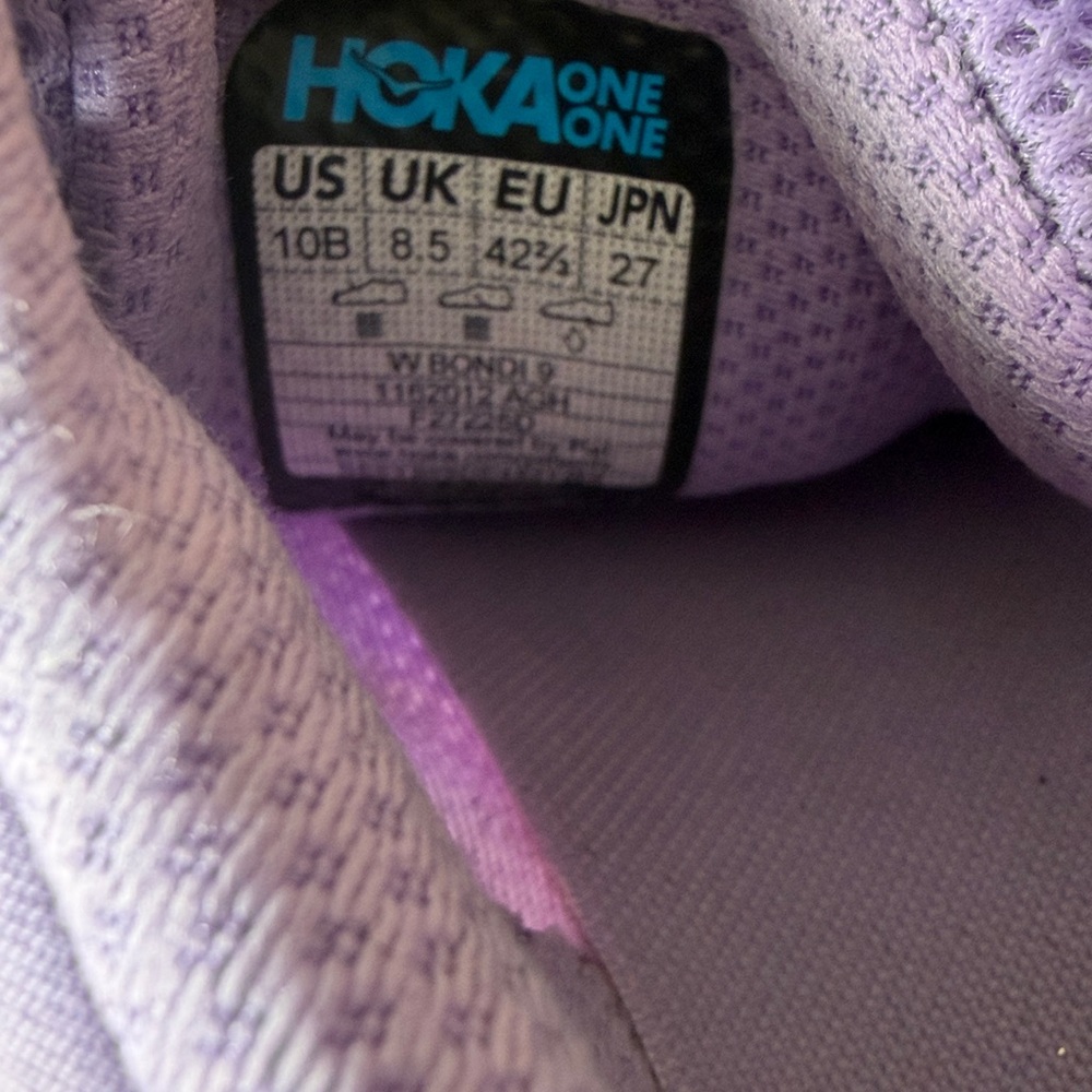 Hoka One Bondi 9 Women’s sneakers size 10 B - Picture 8 of 12